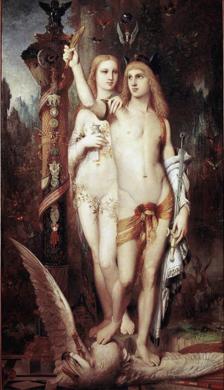 Jason en Medea door Gustave Moreau