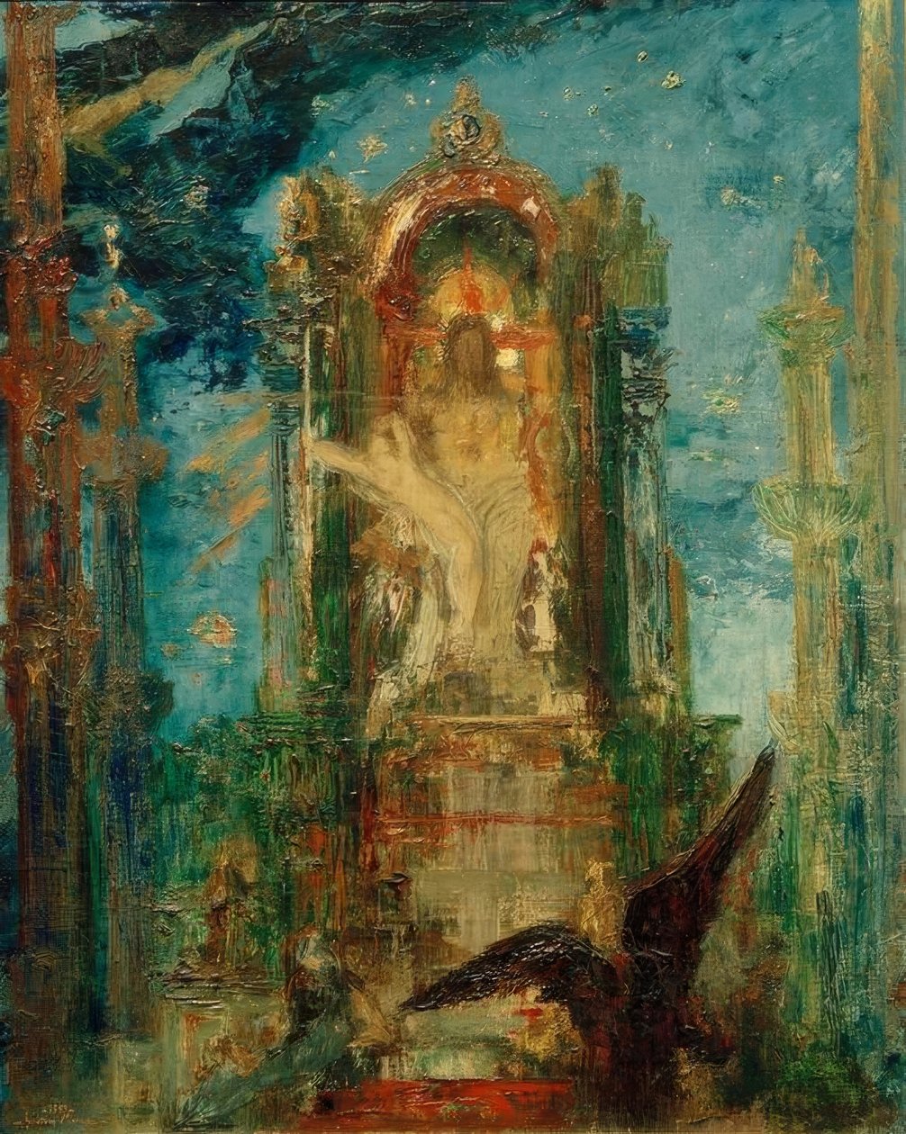 Jupiter en Semele door Gustave Moreau