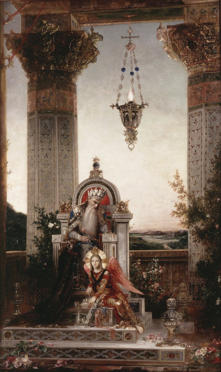 Koning David door Gustave Moreau
