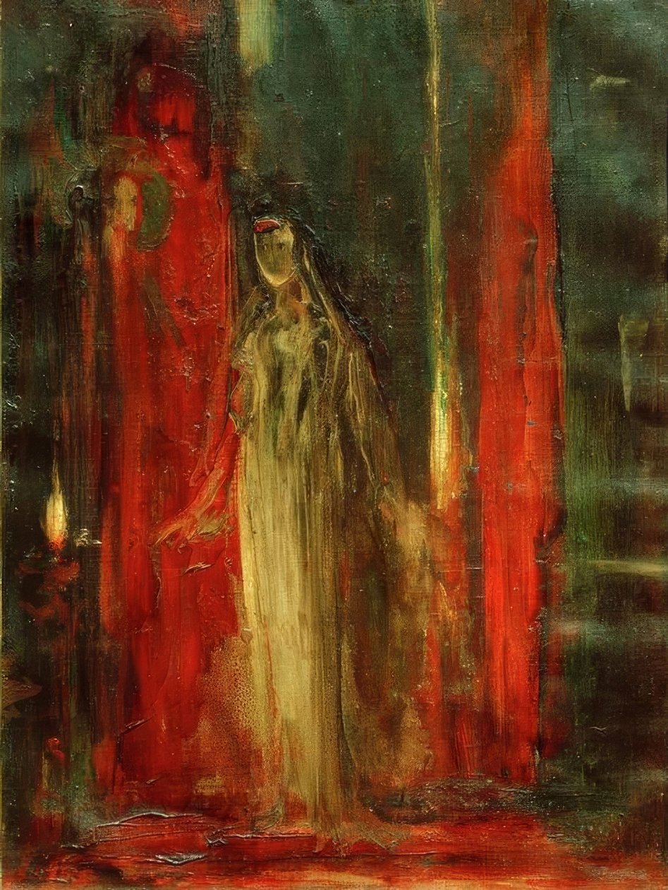 Lady Macbeth door Gustave Moreau