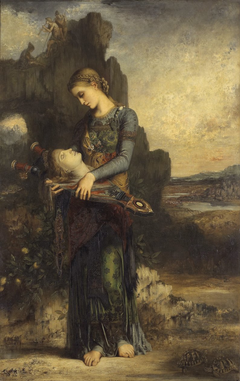 Orpheus, 1865 door Gustave Moreau