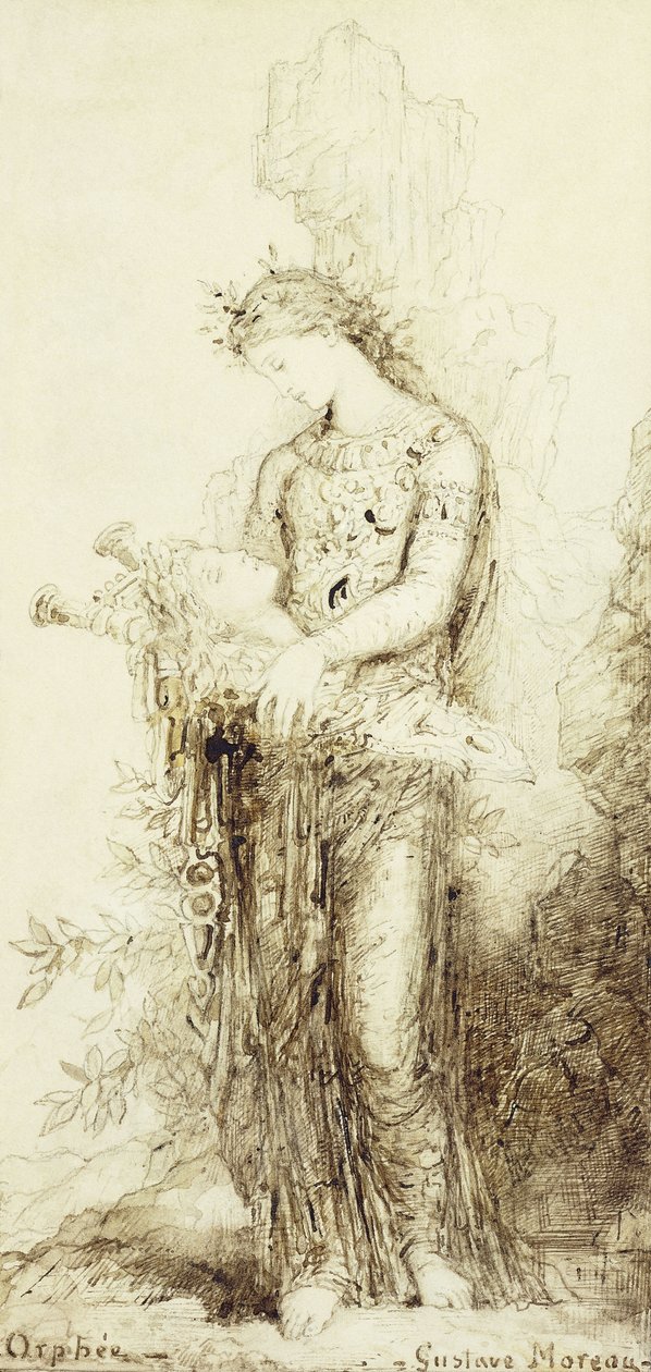 Orpheus door Gustave Moreau