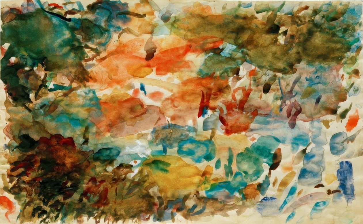 Aquarelpalet door Gustave Moreau