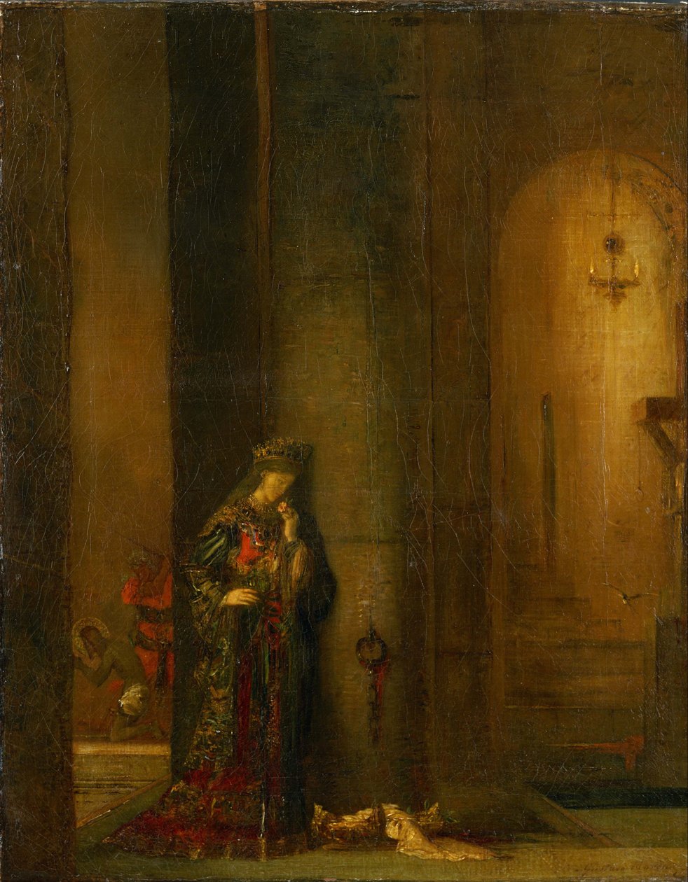 Salome in de gevangenis door Gustave Moreau