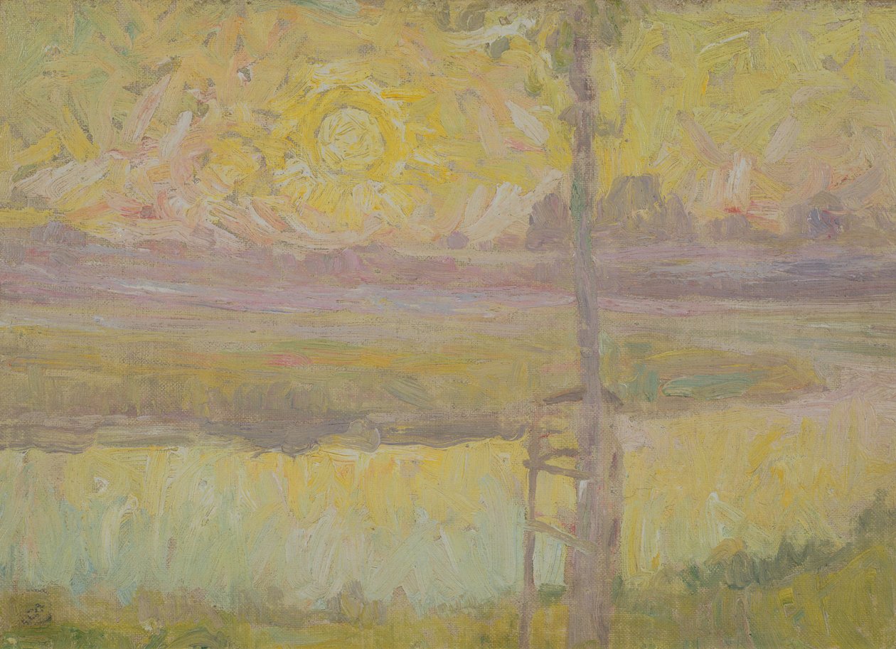 Tuin in Laethem-Saint-Martin door Gustave de Smet