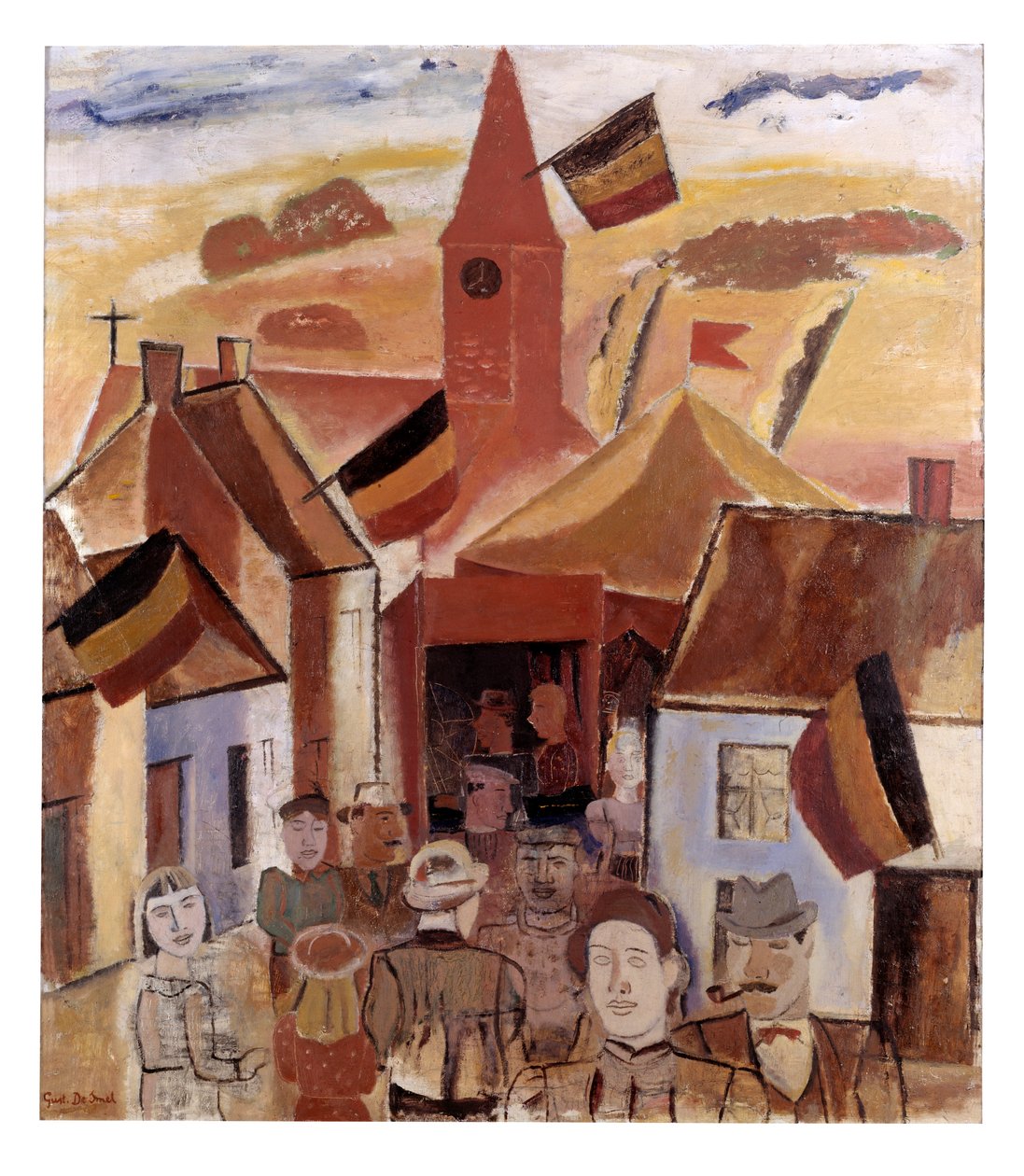 De dorpskermis door Gustave de Smet
