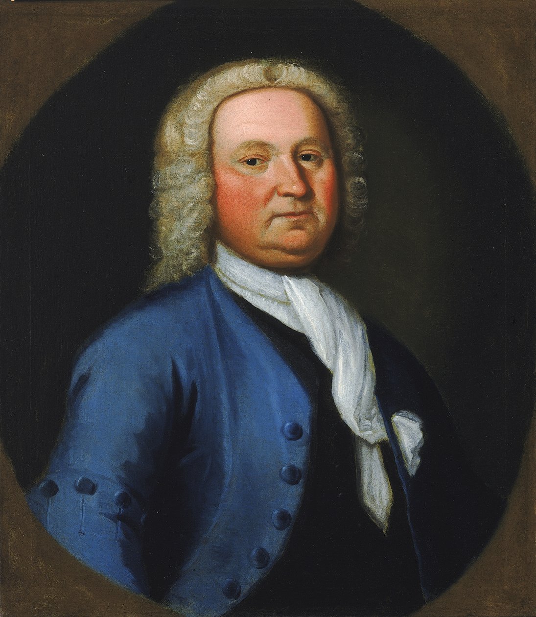 Dr. Gustavus Brown door Gustavus Hesselius