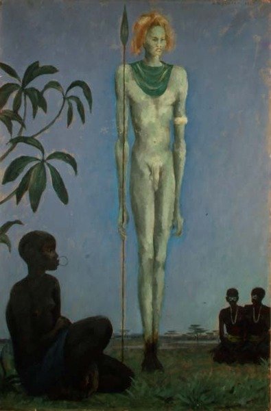 Een Dinka Veeboer door Guy Richard Charles Wyndham