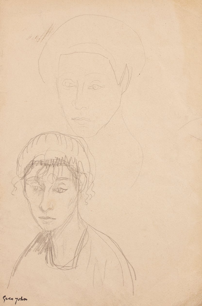 Chloë Boughton-Leigh, ca. 1907 door Gwen John