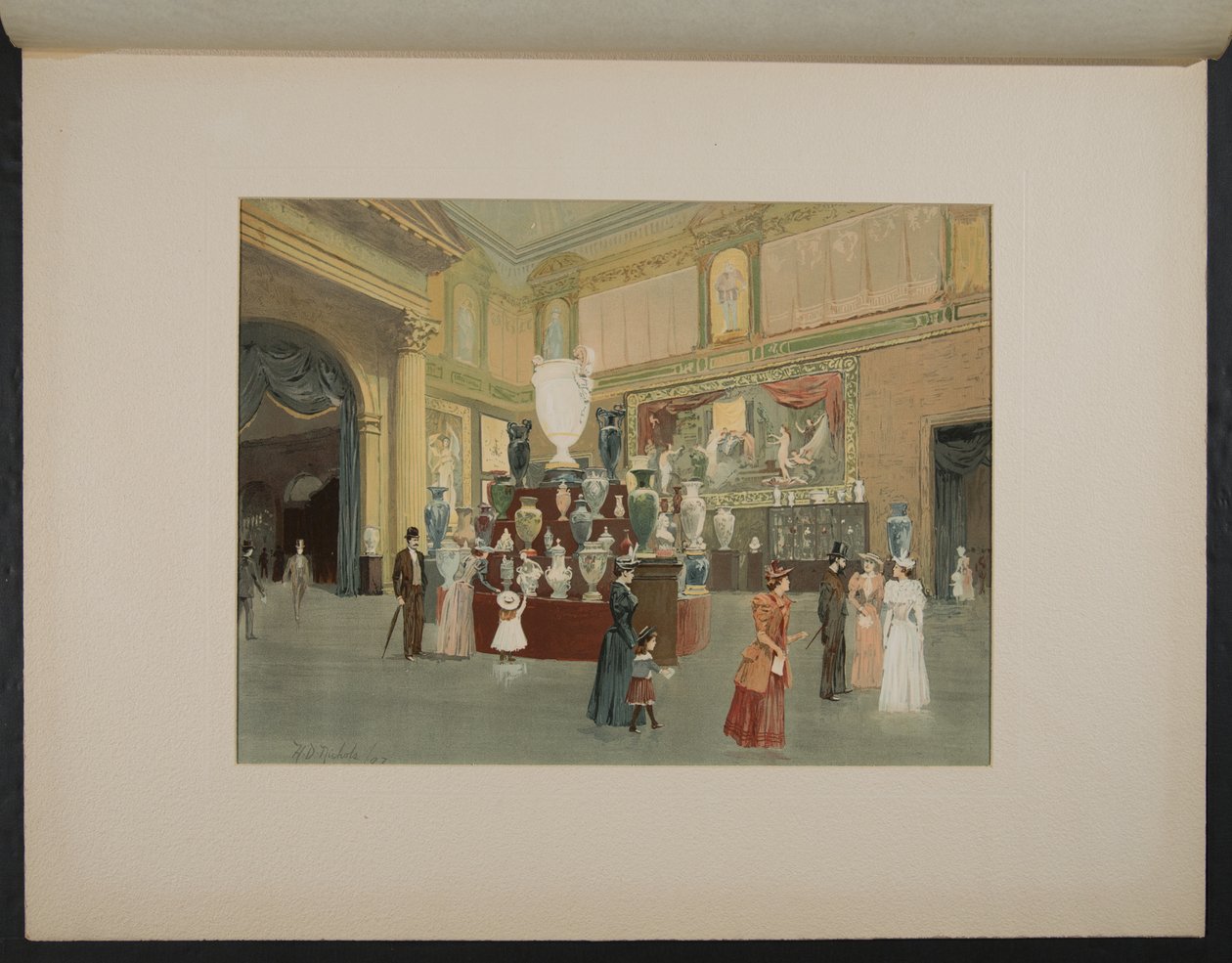 In de Franse Sectie, Fabrieksgebouw door H.D. Nichols