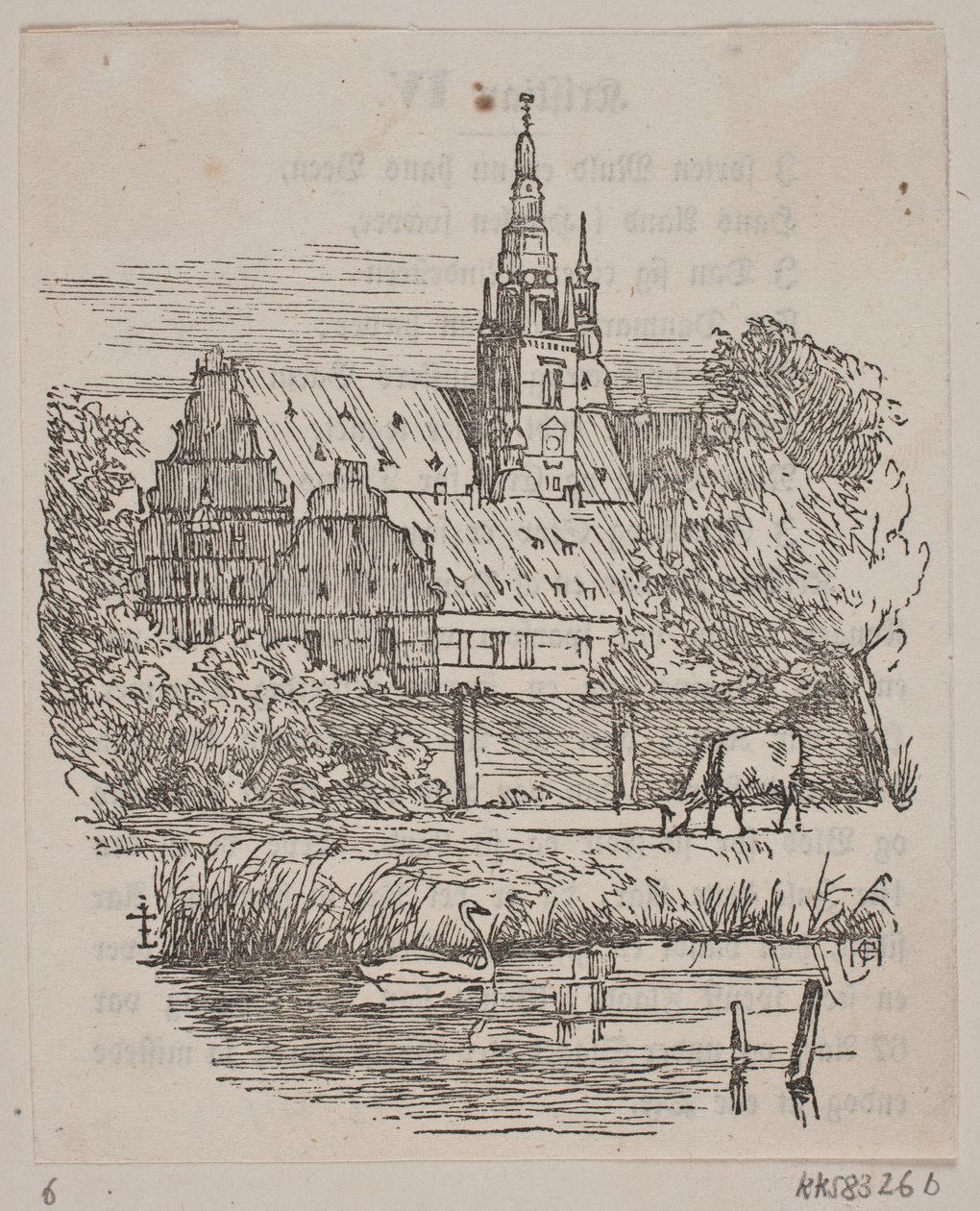 Kasteel Frederiksborg door H. C. Henneberg