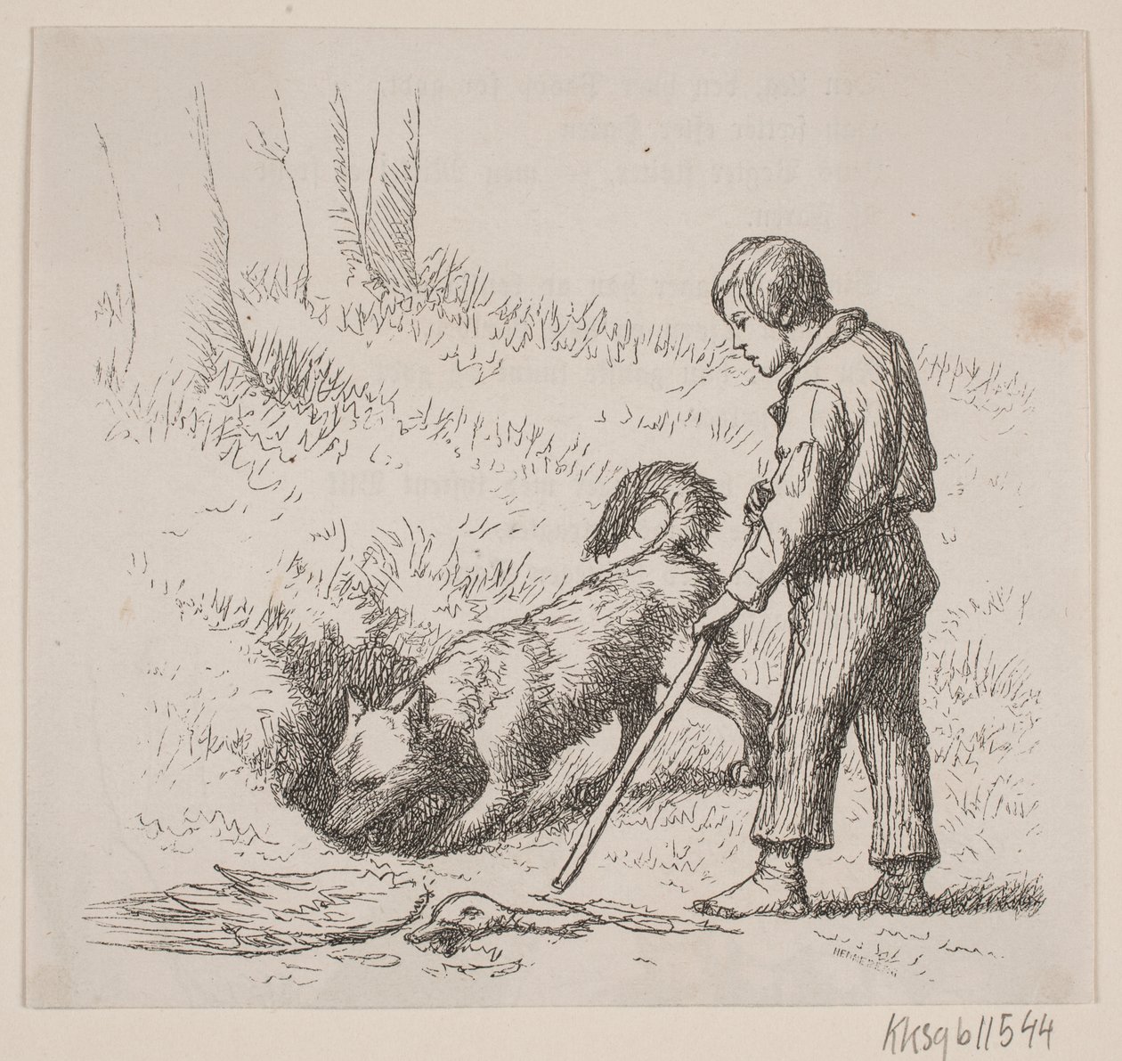 Illustratie voor: "Hr. Mikkel" door H. C. Henneberg