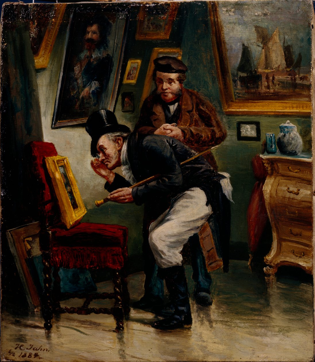 De kunsthandelaar door H. Jahn