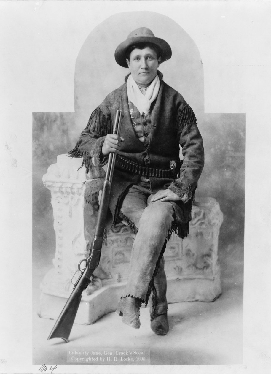 Calamity Jane als verkenner van generaal Crook door H. R. Locke