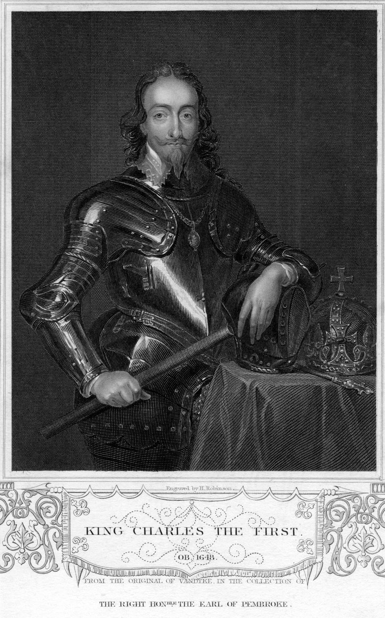 Karel I van Engeland, 19e eeuw door H. Robinson