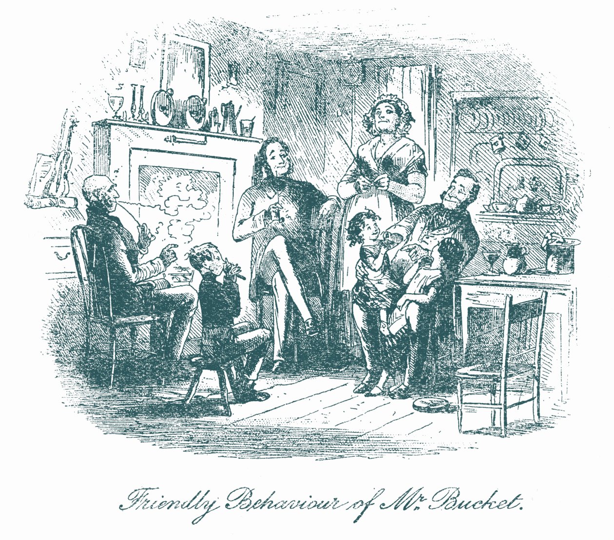Bleak House door Hablot Knight Browne