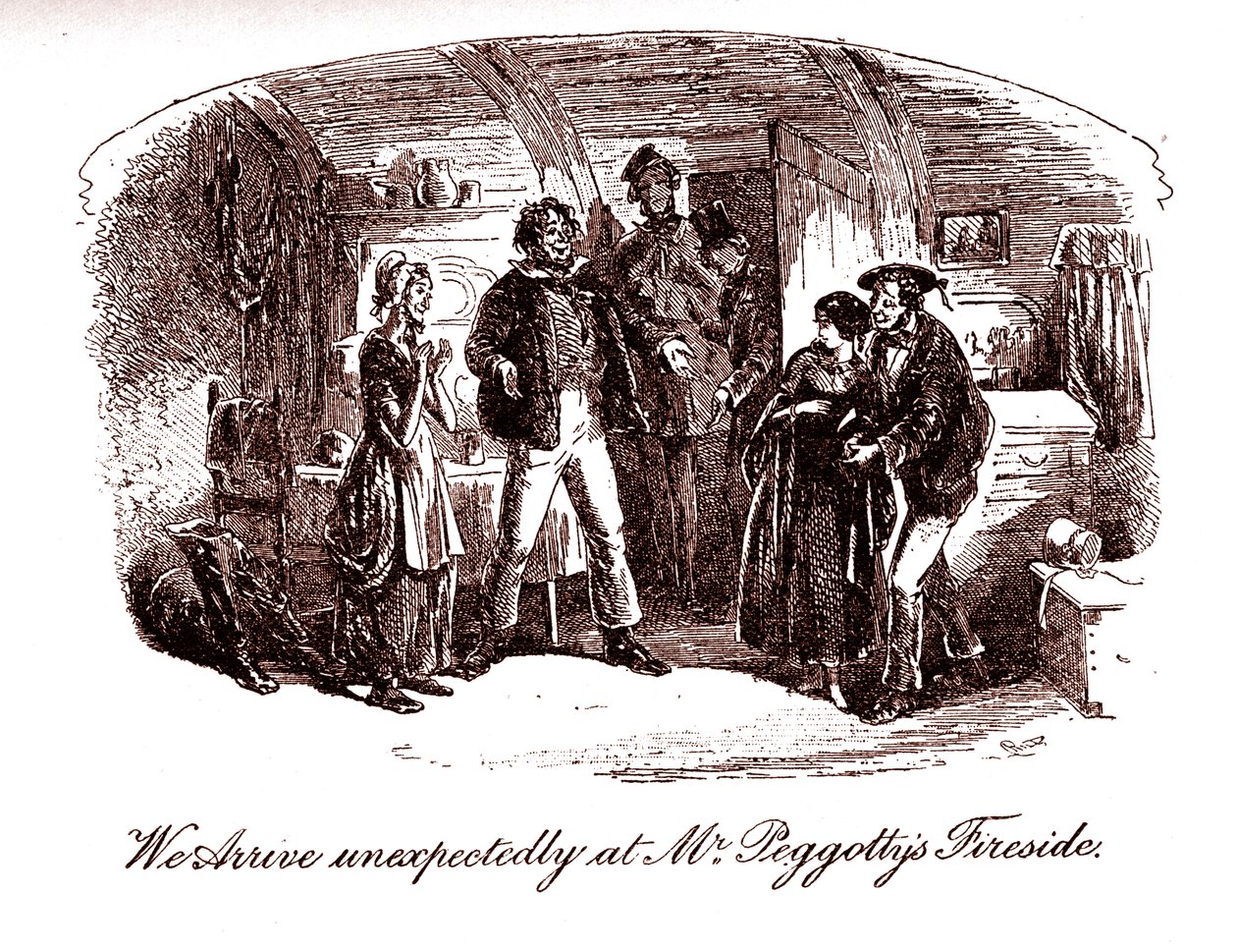 David Copperfield door Hablot Knight Browne