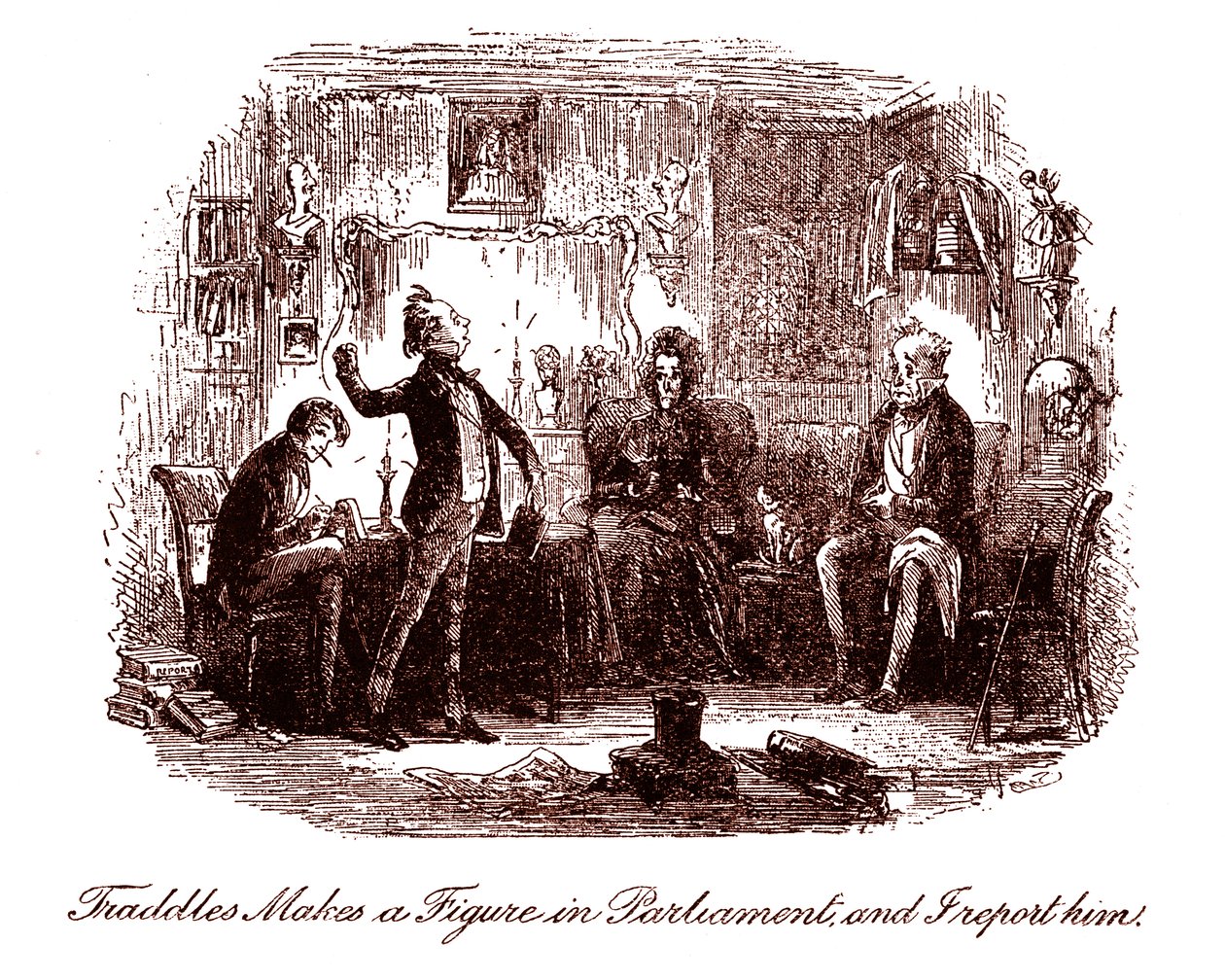 David Copperfield door Hablot Knight Browne