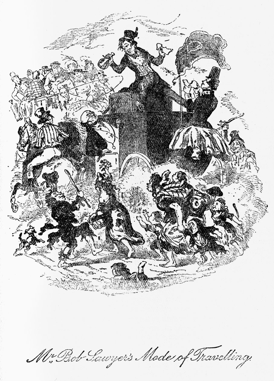 De Pickwick Papers door Hablot Knight Browne