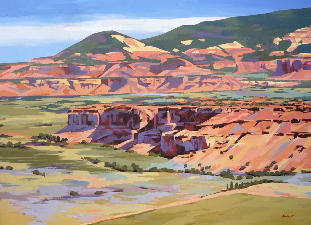 Torrey Overlook, 2024 (olieverf op doek) door Hadley Rampton