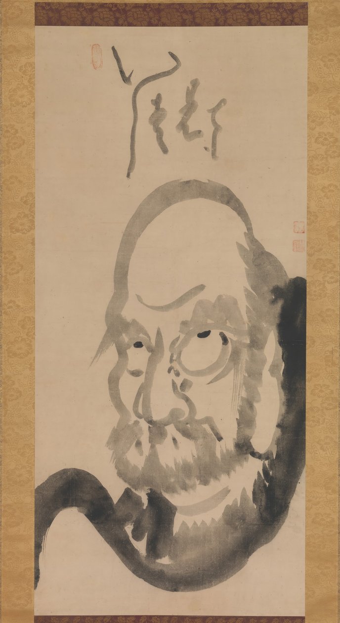 Portret van Daruma door Hakuin Ekaku