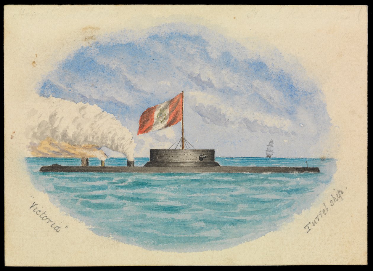 Victoria Torenschip, ca. 1865 door Hamilton Williams