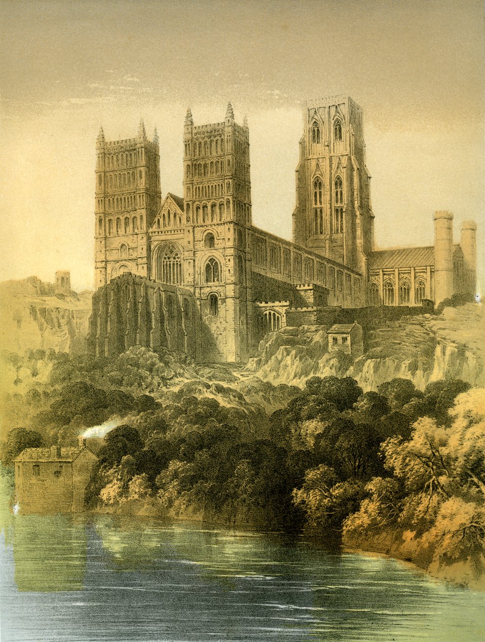 Durham Cathedral, County Durham, c1870 door Hanhart