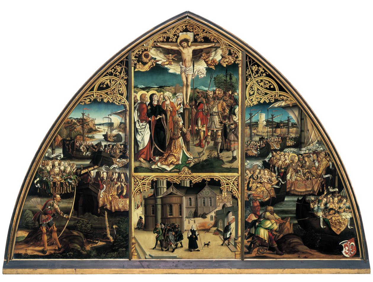 Basiliek Santa Croce door Hans Burgkmair the Elder