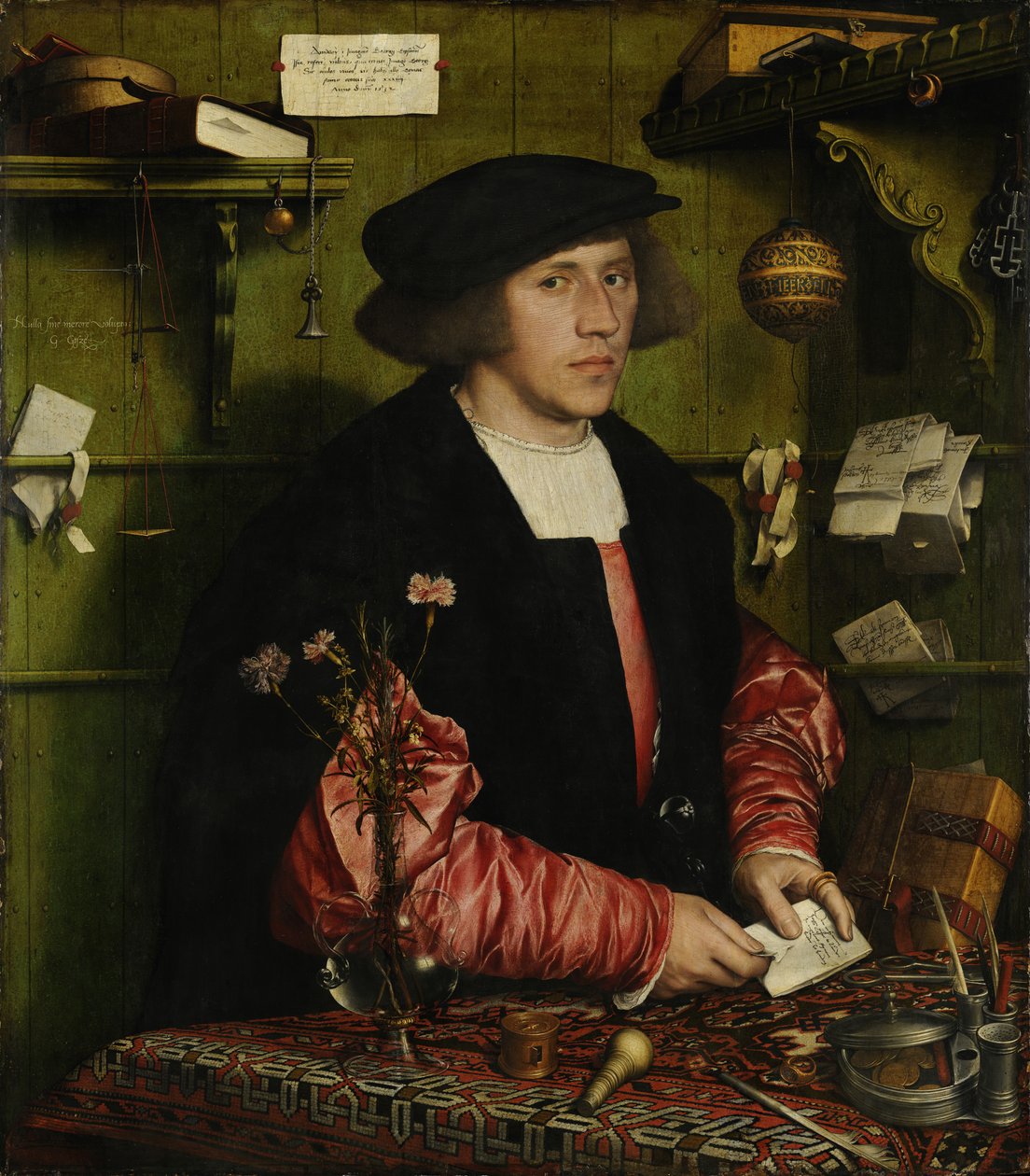 De koopman Georg Gisze door Hans Holbein der Jüngere