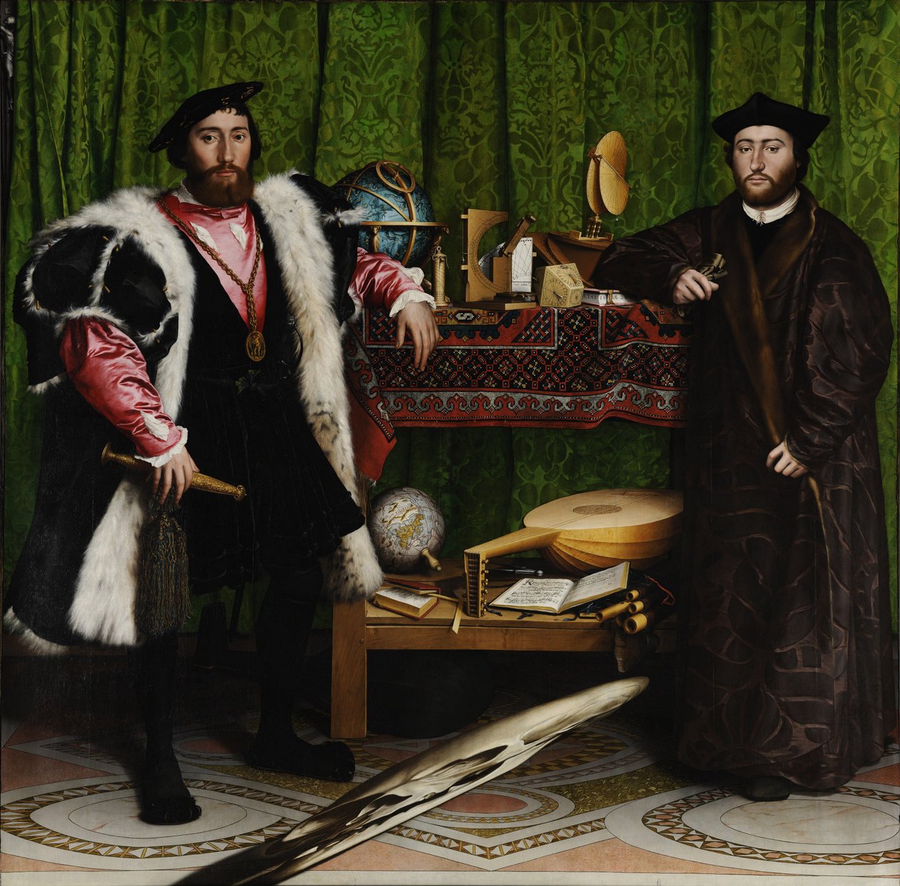 De Ambassadeurs door Hans Holbein der Jüngere
