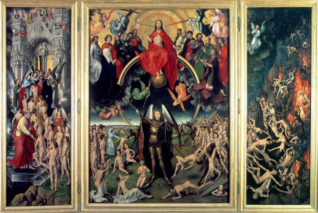 Het Laatste Oordeel, 1473 door Hans Memling