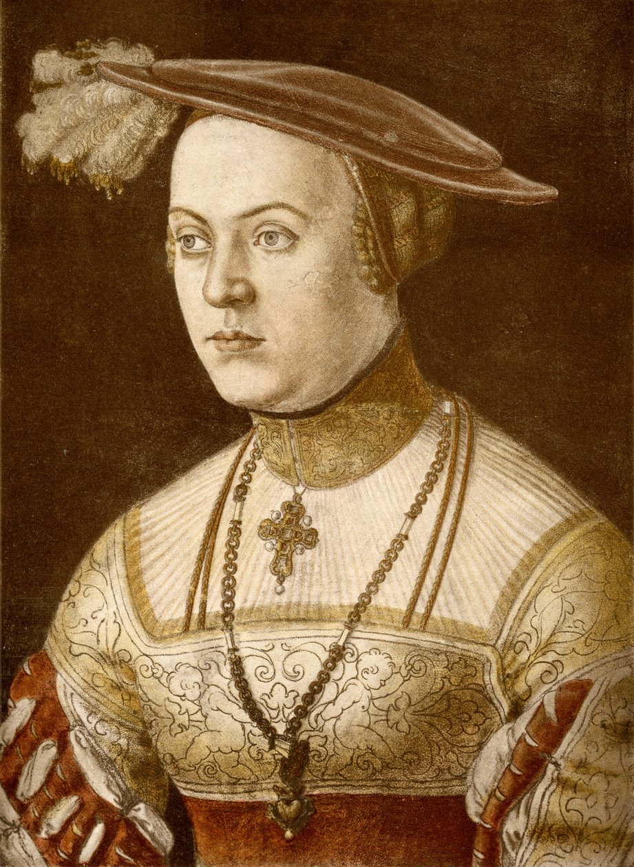 Hertogin Marie van Baden door Hans Sebald Beham