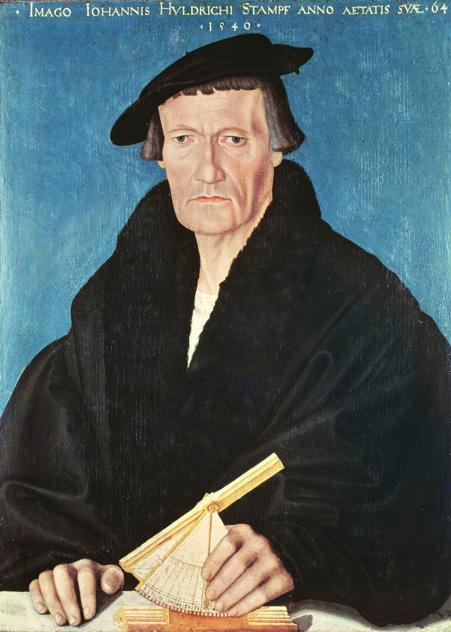 Portret van Ulrich Stampfer door Hans Asper