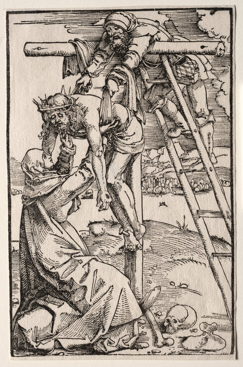 Afdaling van het kruis, 1505 door Hans Baldung