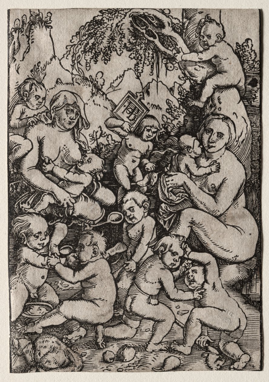 De Twee Moeders door Hans Baldung