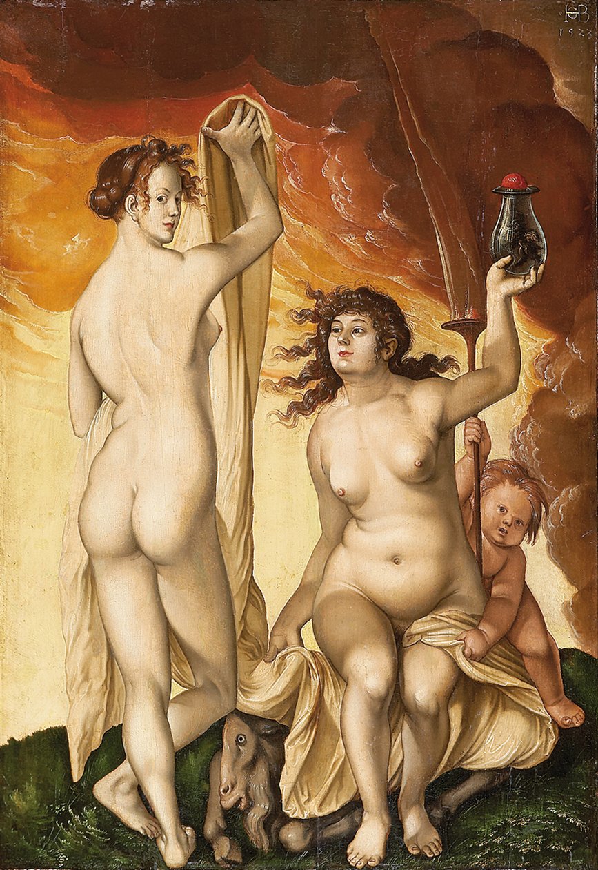 Twee Heksen door Hans Baldung