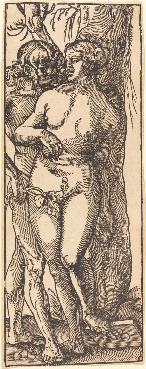 Adam en Eva door Hans Baldung Grien