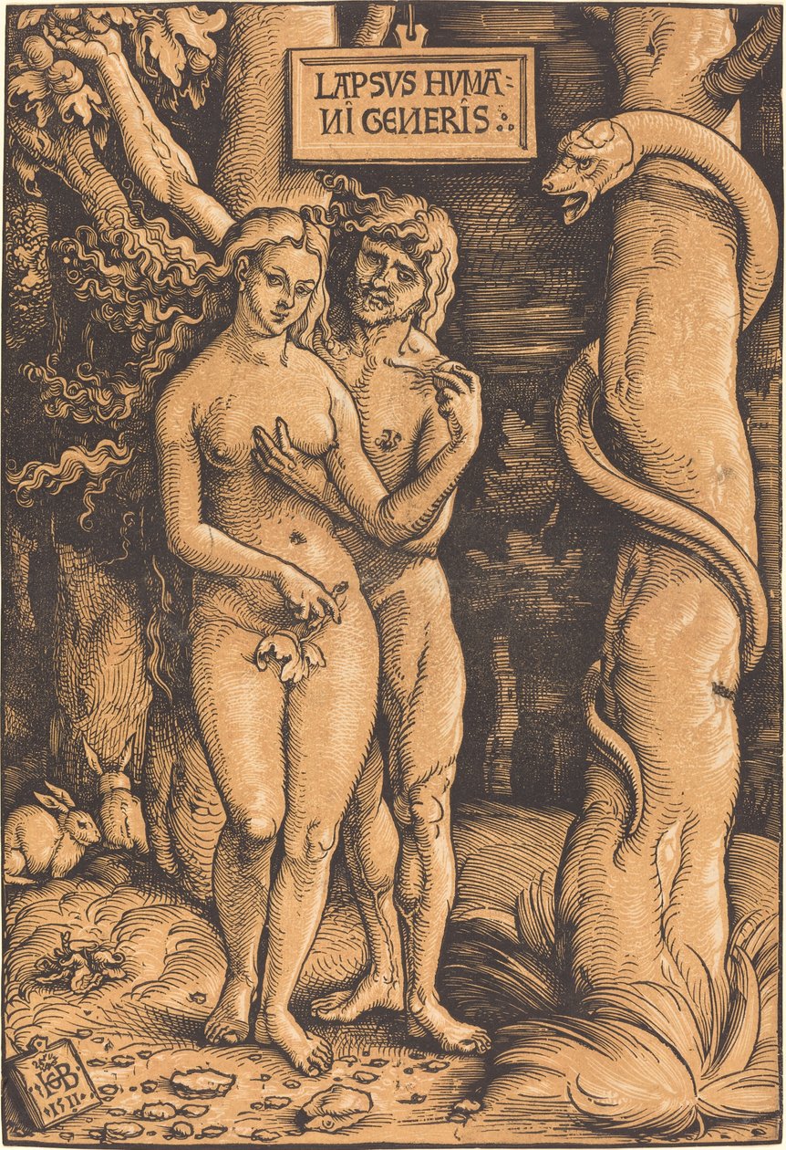 Adam en Eva door Hans Baldung Grien
