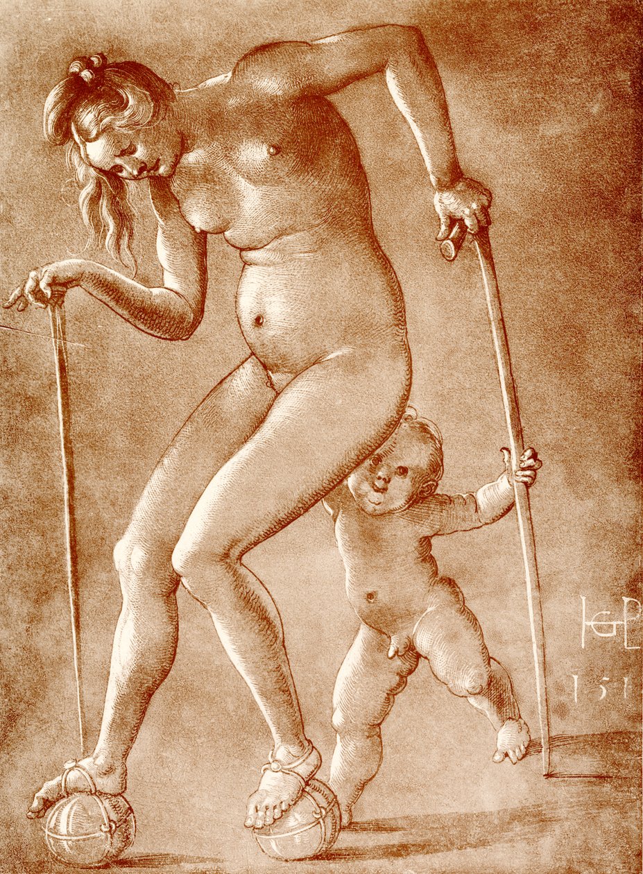 Allegorische voorstelling door Hans Baldung Grien