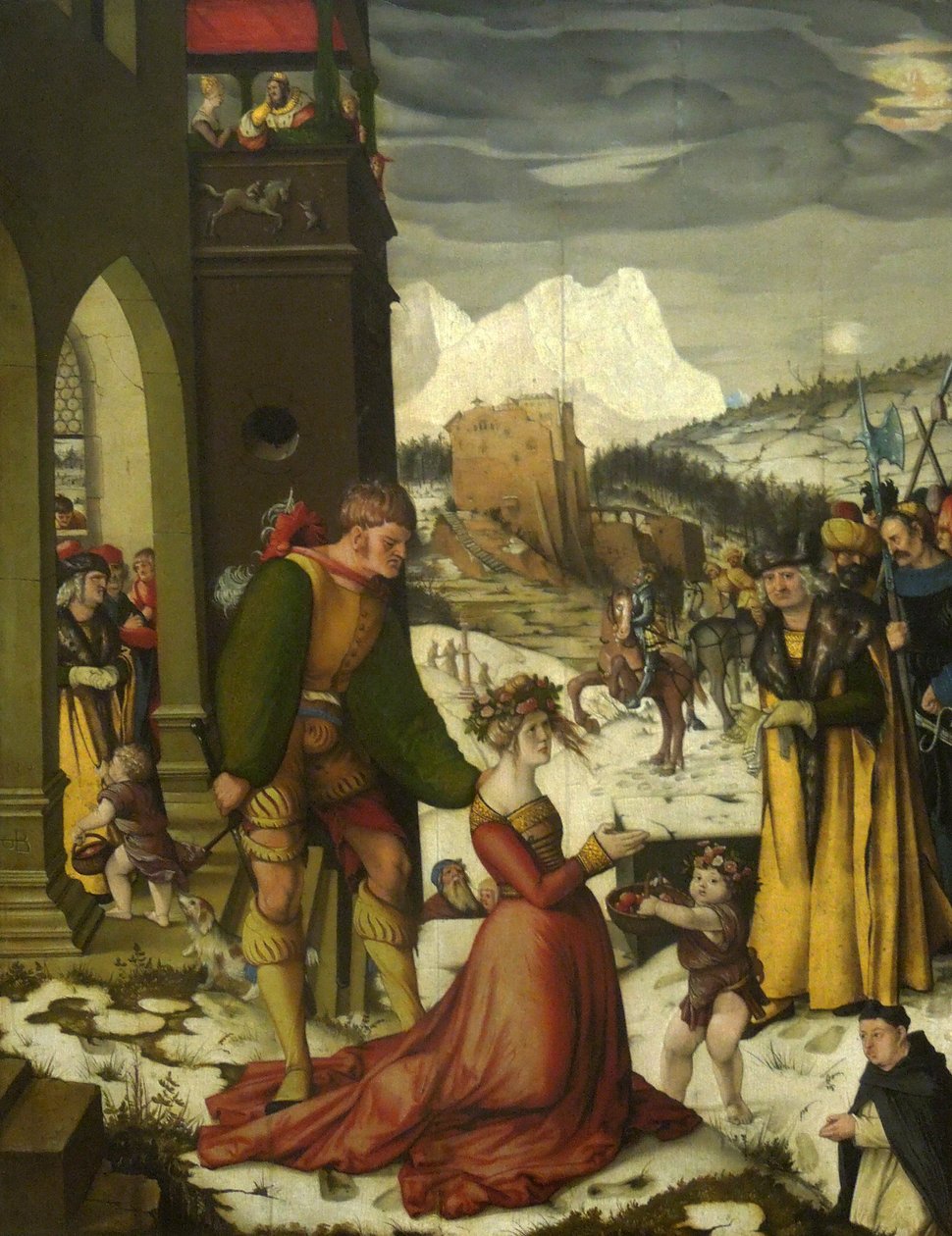 Onthoofding van de heilige Dorothea door Hans Baldung Grien