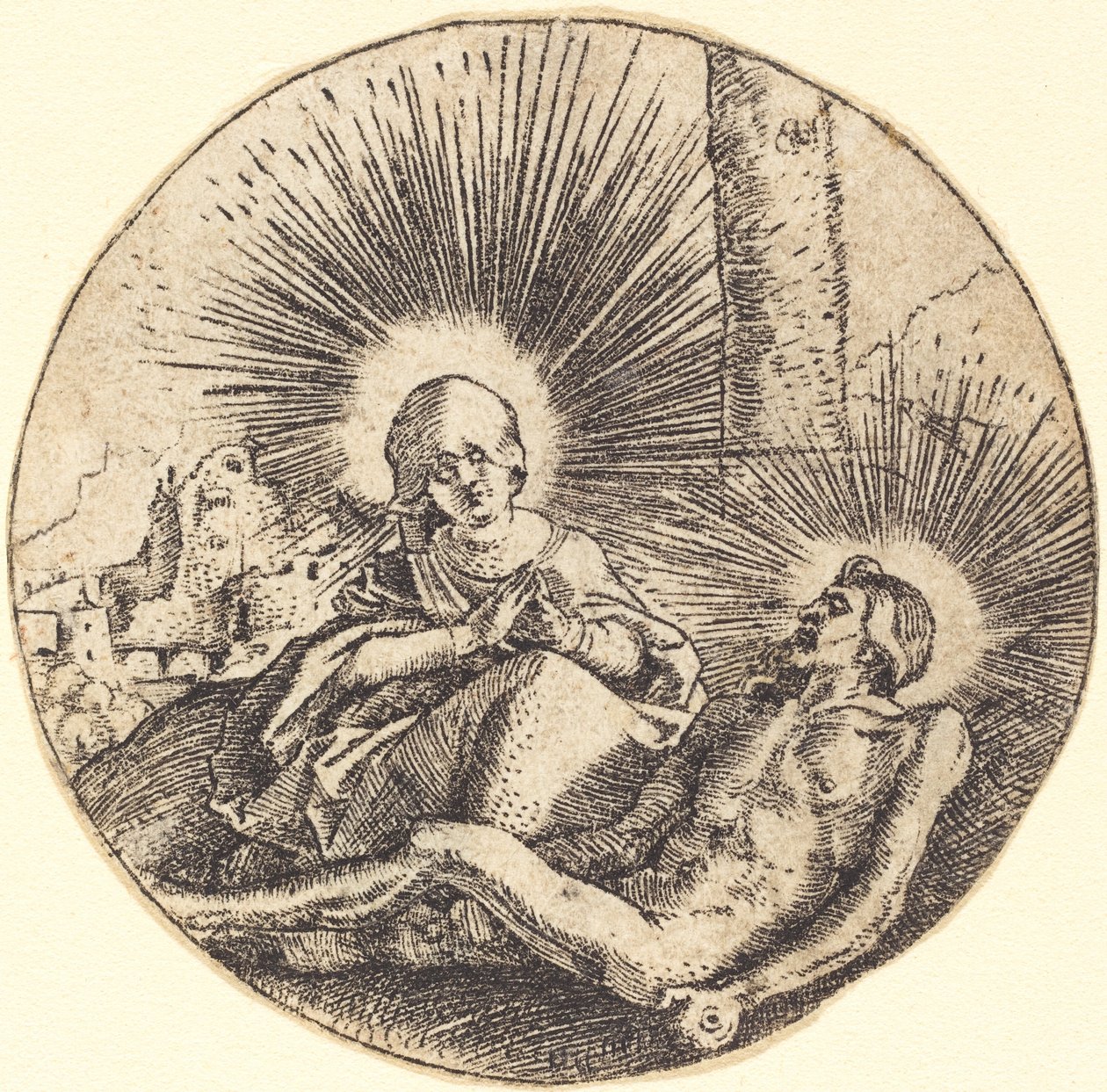 Rouw om Christus door Hans Baldung Grien