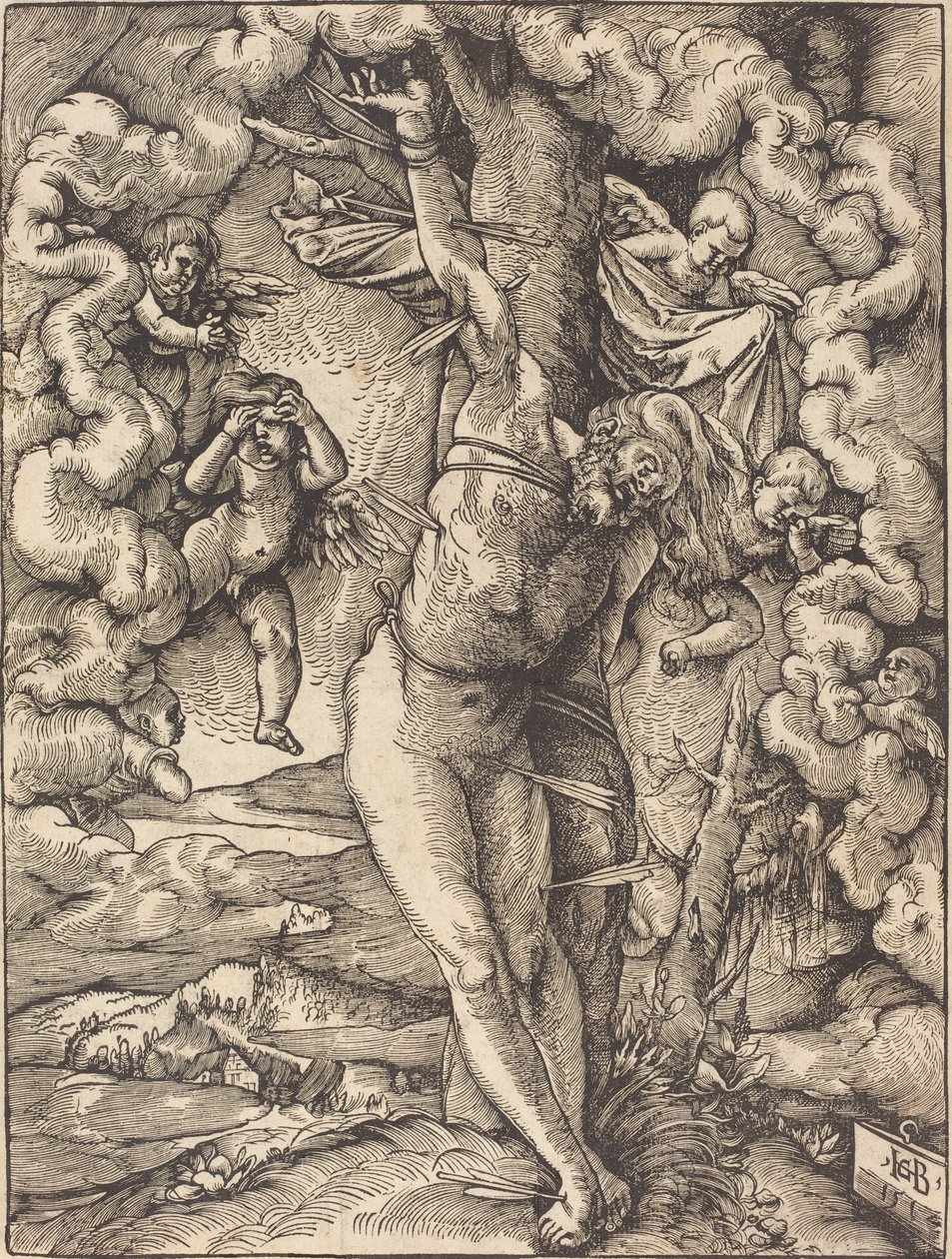 Sint Sebastiaan, 1514 door Hans Baldung Grien