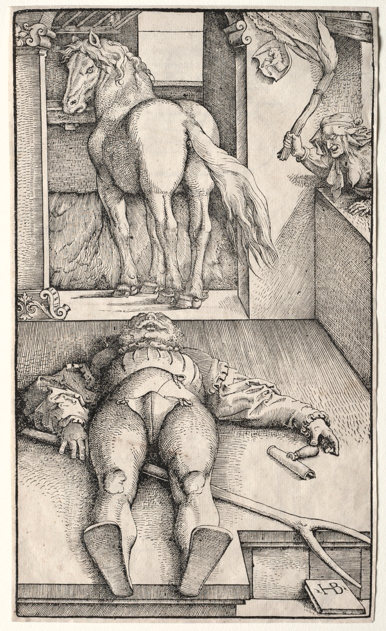 De Betoverde Bruidegom, 1544 door Hans Baldung Grien