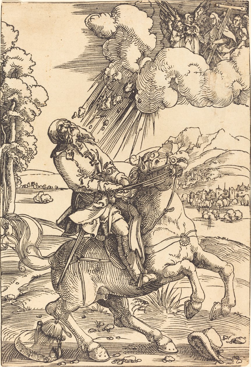 De Bekering van Sint Paulus door Hans Baldung Grien