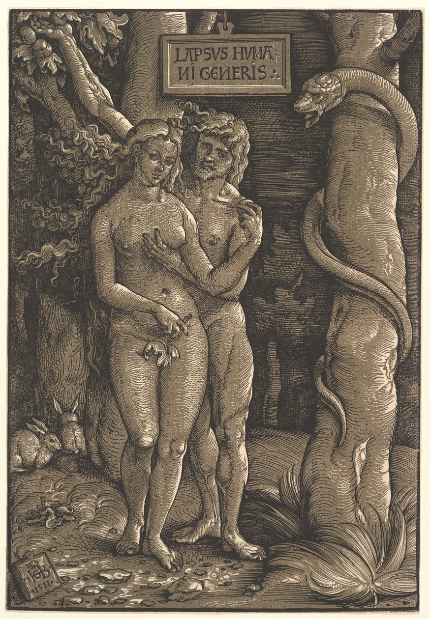 De val van de mensheid, 1511 door Hans Baldung Grien