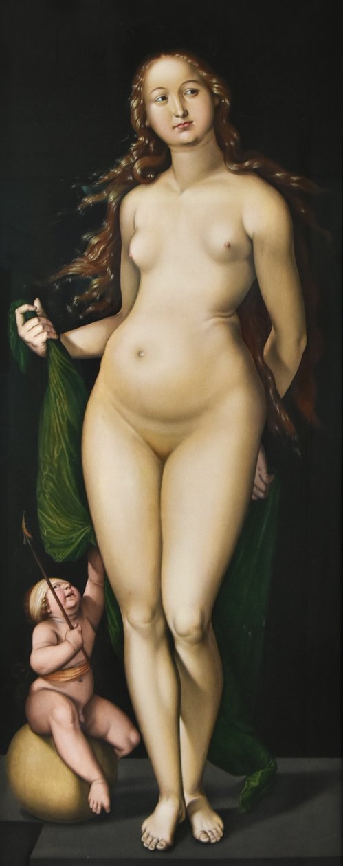 Venus en Amor door Hans Baldung Grien