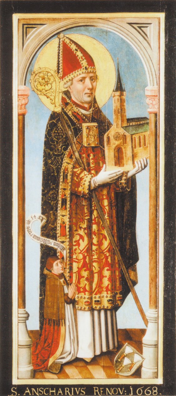 Sint Ansgar door Hans Bornemann