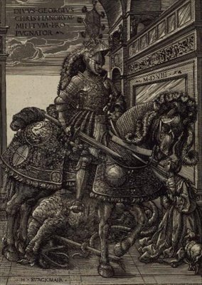 Sint-Joris en de Draak door Hans Burgkmair