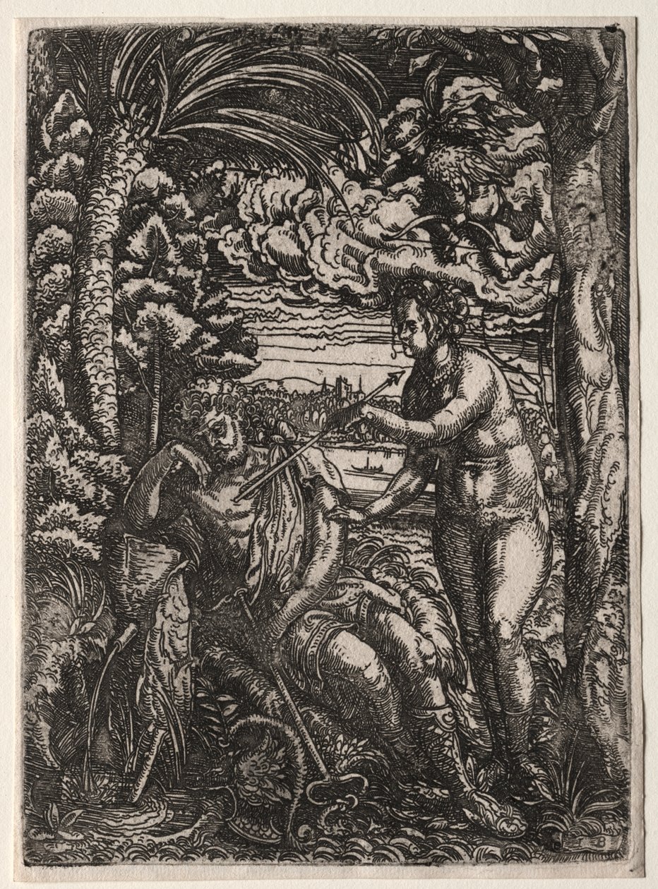 Venus en Mercurius door Hans Burgkmair