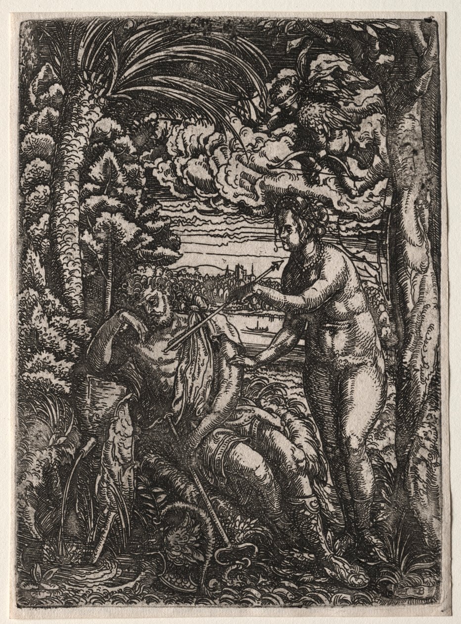 Venus en Mercurius door Hans Burgkmair